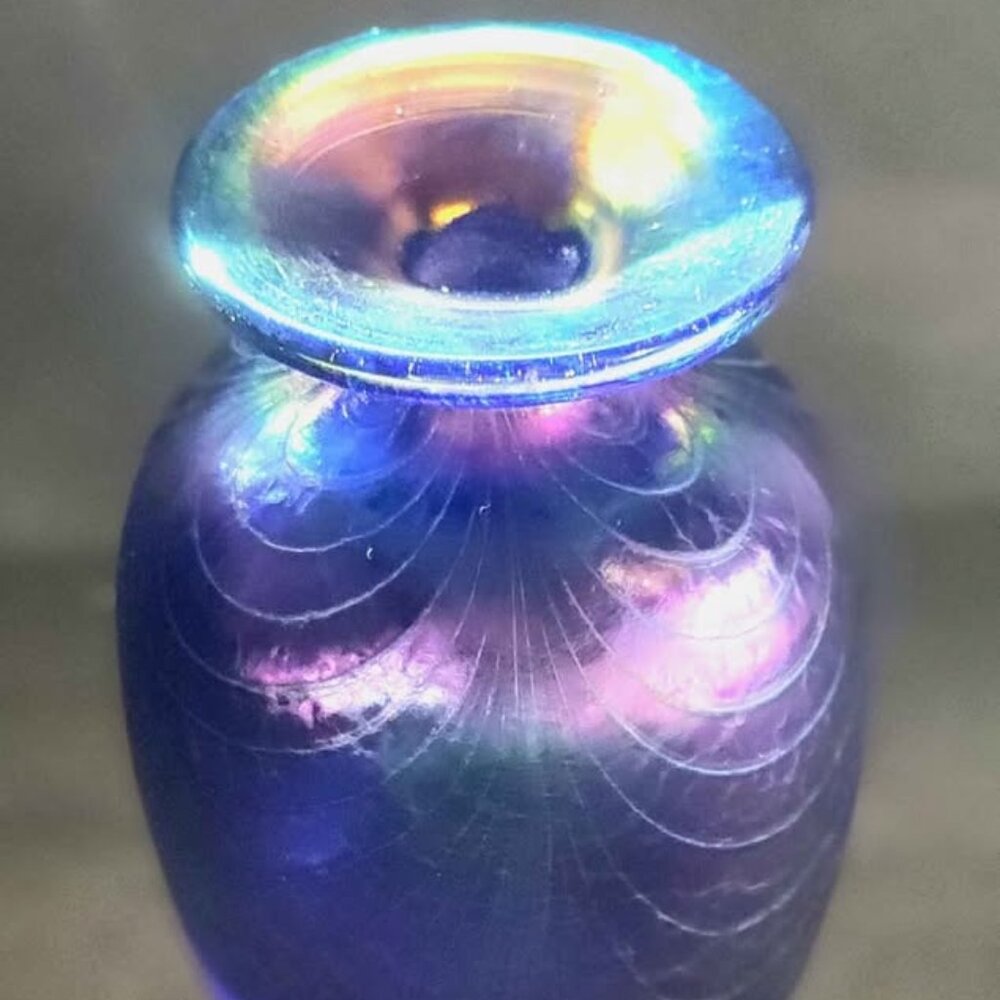 Robert Held Art Glass Bud Vase - Signed
